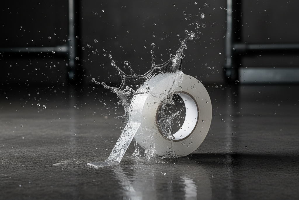 Trust Tape 2.0 - waterproof demonstration with water splash