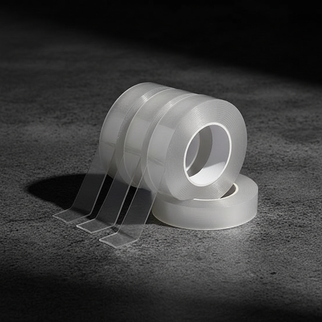 Trust Tape 2.0 - three rolls on dark concrete background
